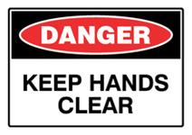 Danger - Keep Hands Clear